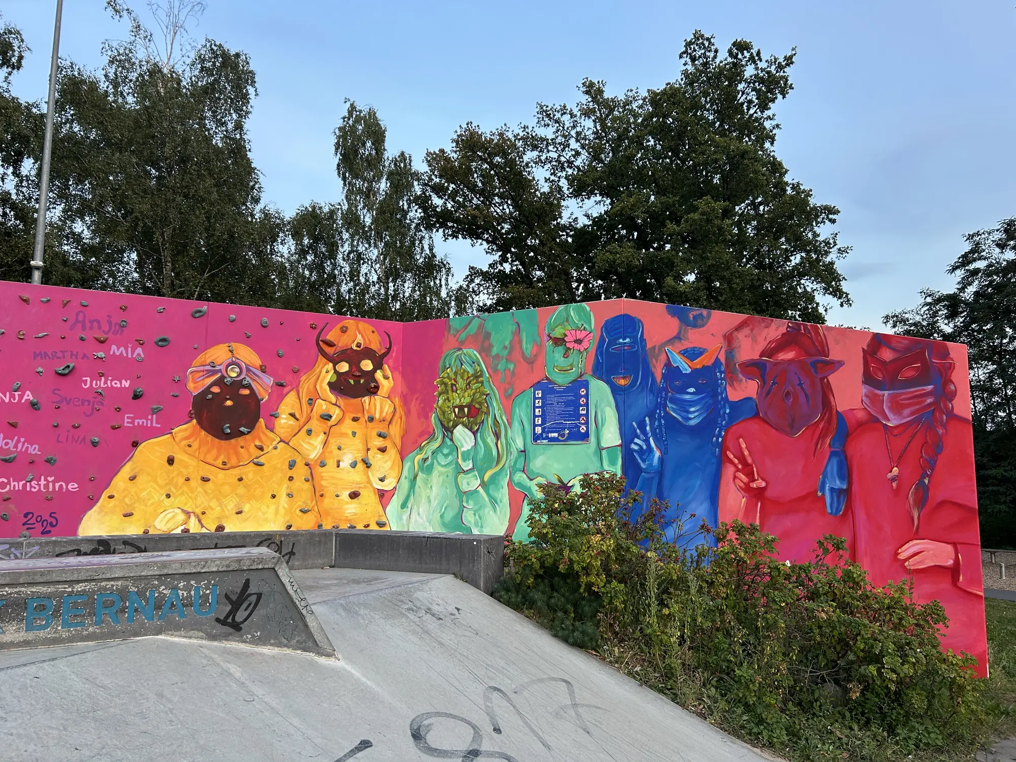 Skate Park Bernau mural